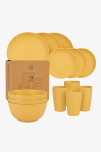 Service de table paille de blé incassable camping