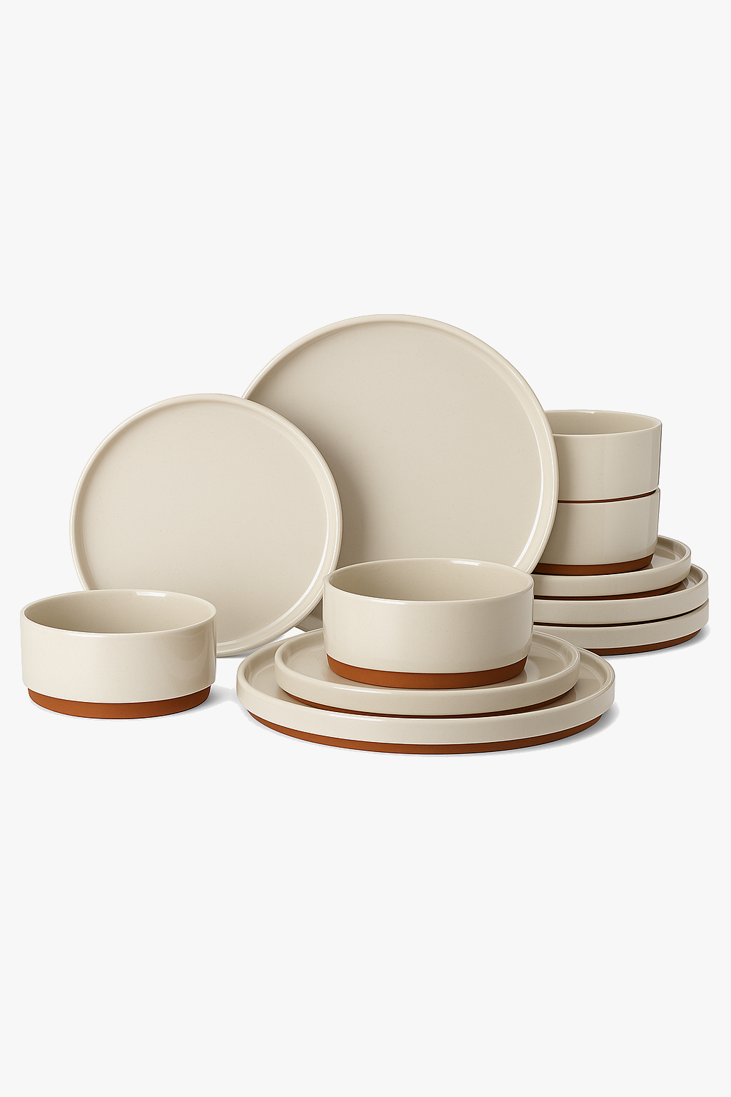 Service table porcelaine malacasa leah bord relevé