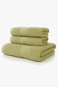 Serviette de bain coton épaisse douce absorbante uni
