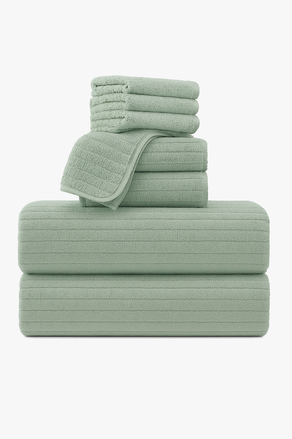 serviette de bain lot 8 microfibre sechage rapide