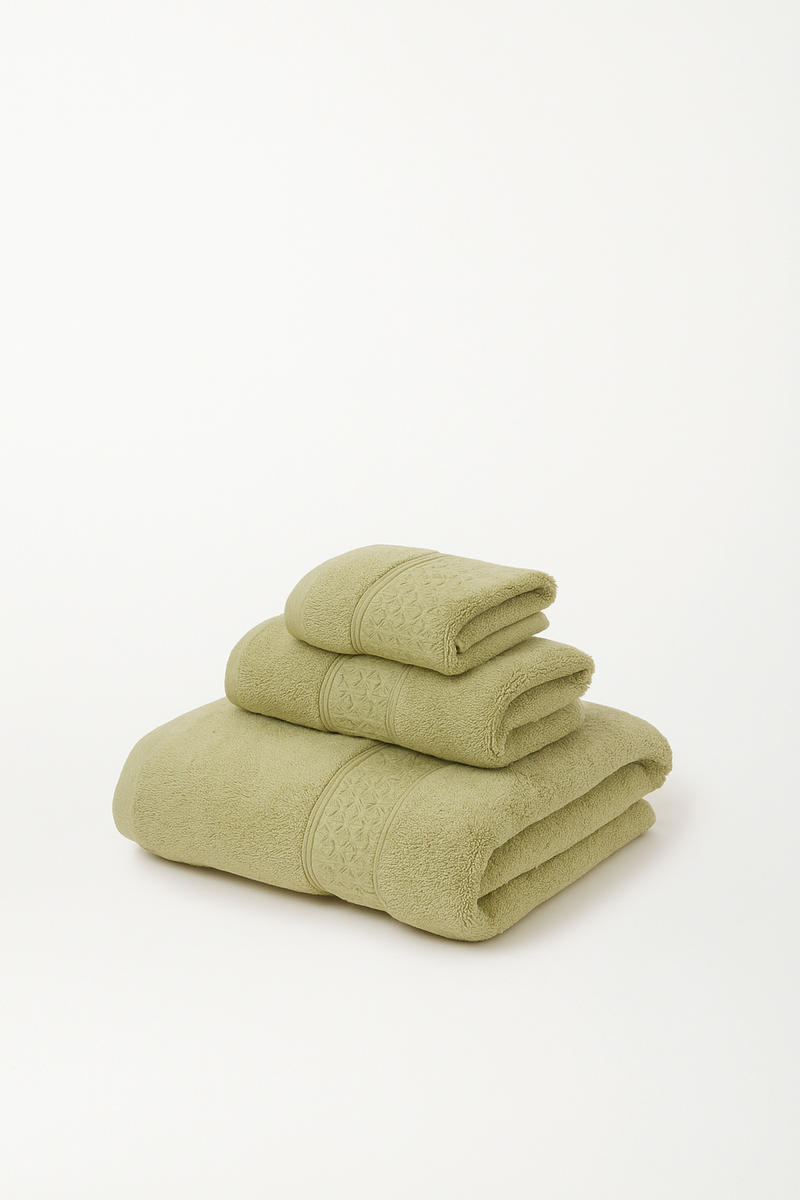 Serviette de bain lot coton doux absorbant salle