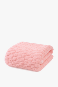 serviette de bain velours corail douce absorbante épaisse