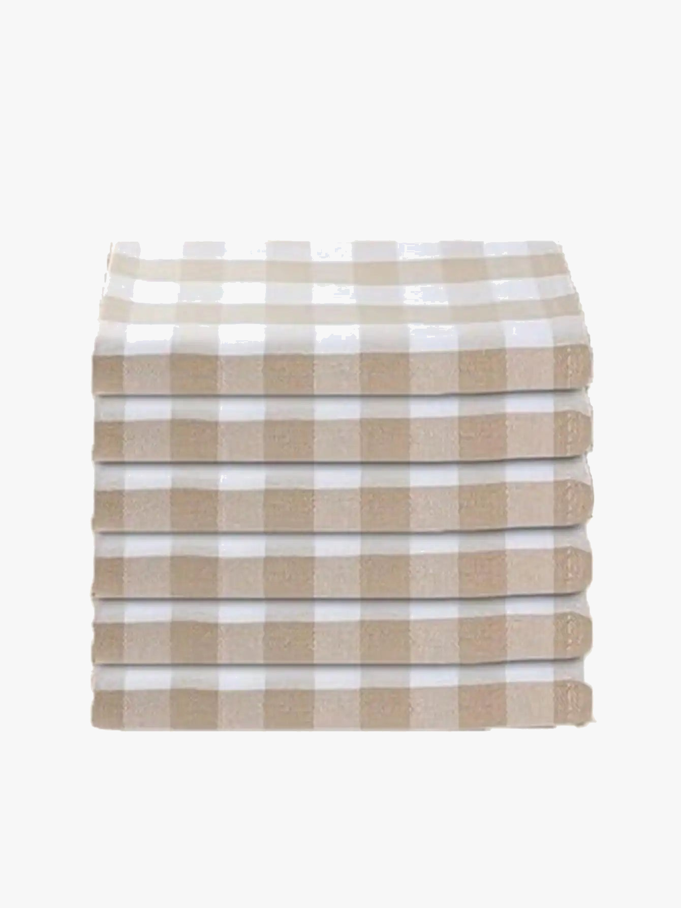 Serviette de table à carreaux style moderne polyester