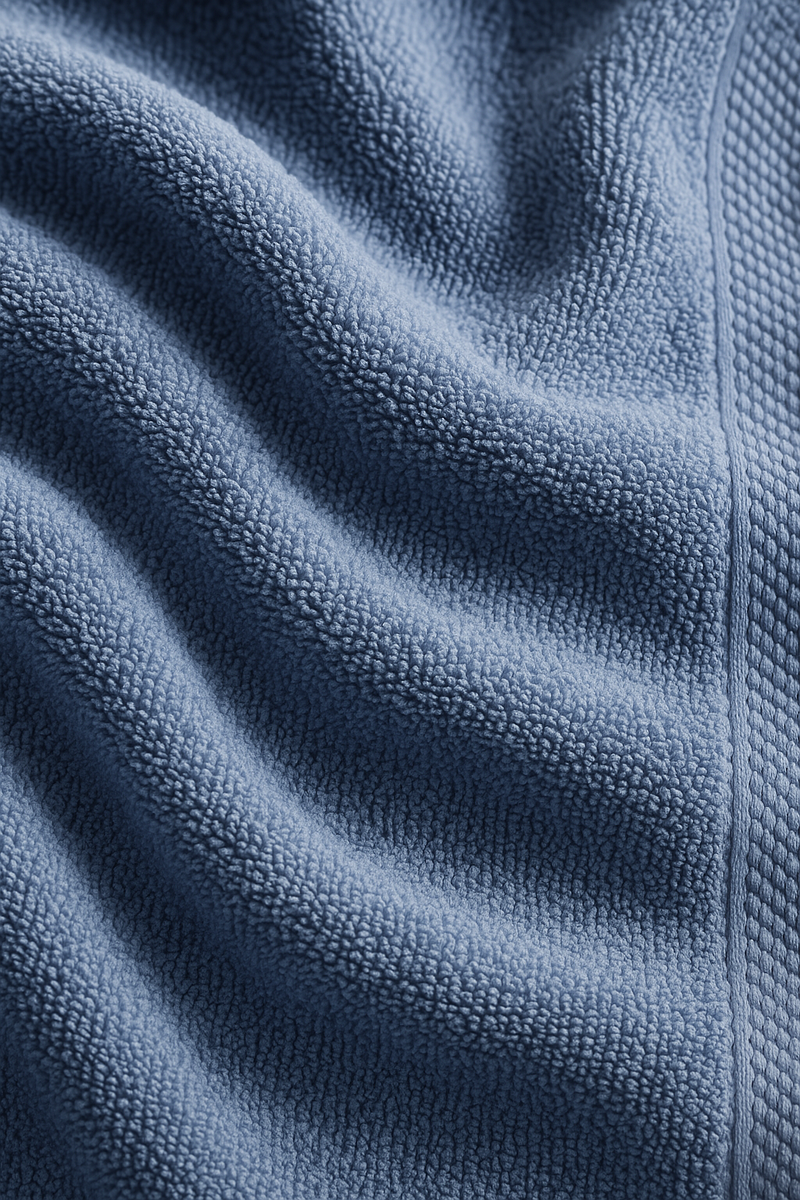 Serviettes visage coton égyptien absorbantes séchage rapide