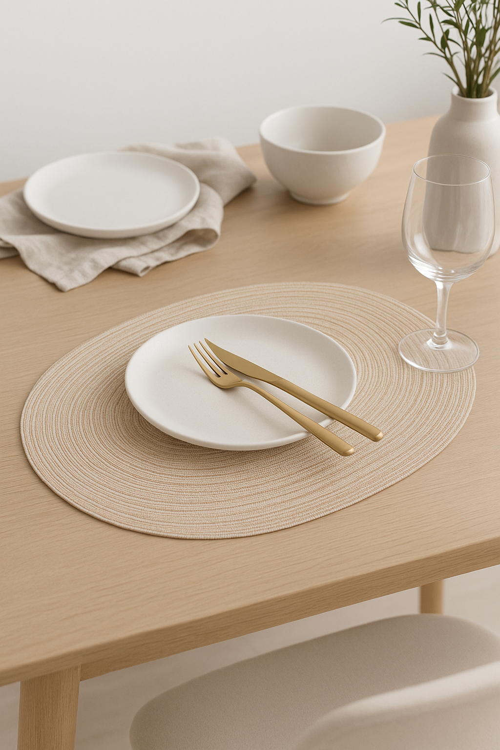 Set de table antidérapant lavable résistant chaleur moderne
