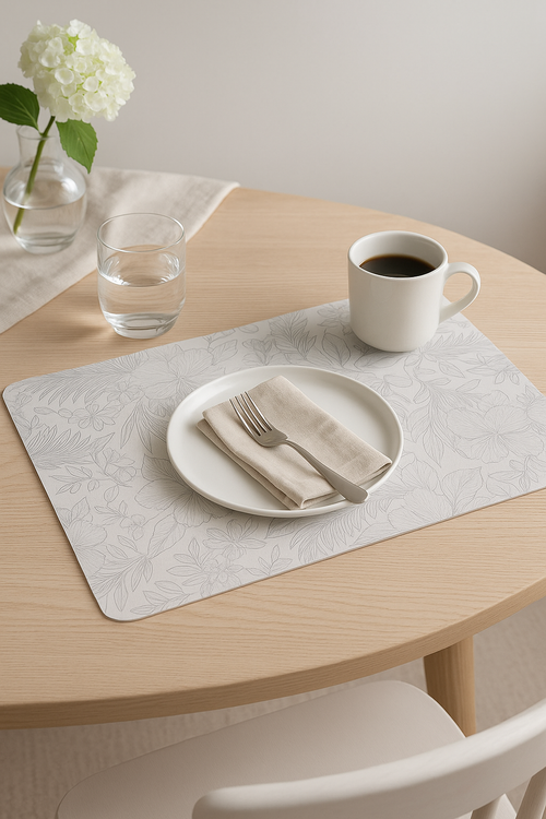 Set de table cuir antiderapant dessous de verre - vue 2 sur 2