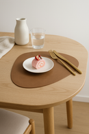 Set de table cuir pu imperméable facile nettoyer