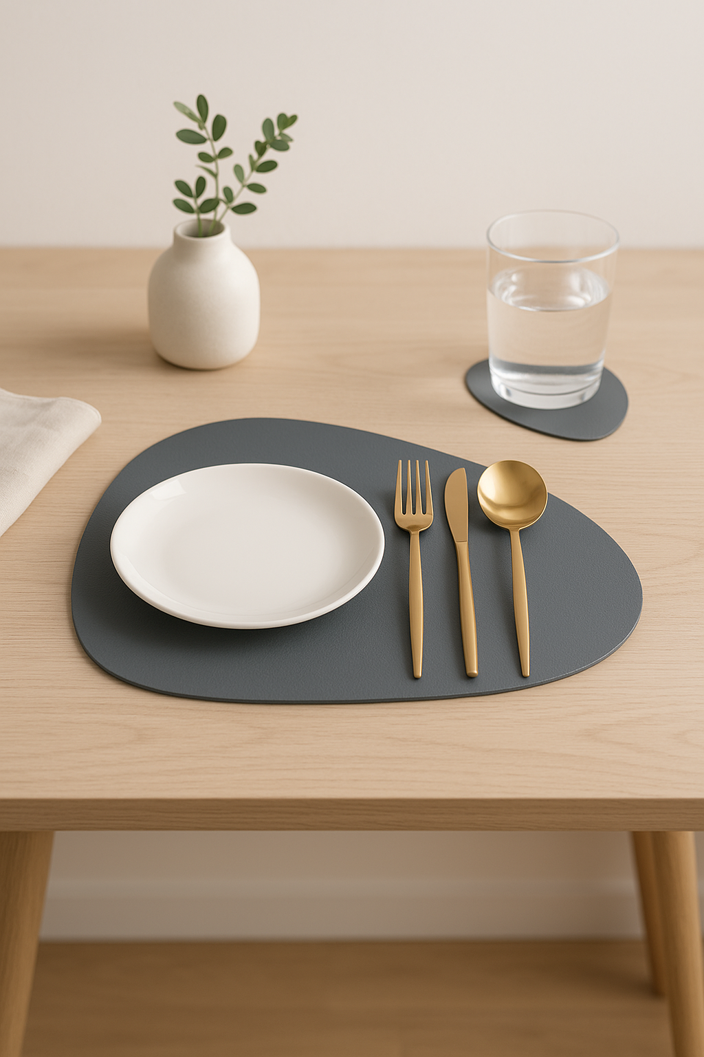 Set de table cuir pu style moderne imperméable - vue 3 sur 2