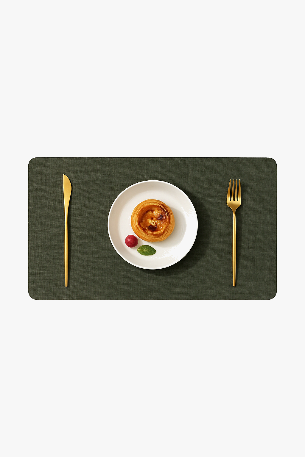 Set de table double face pu antidérapant imperméable