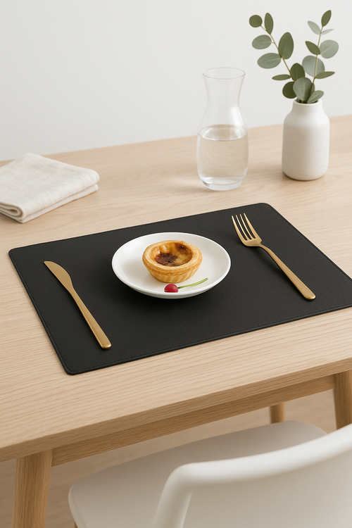 Set de table double face pu antiderapant lavable - vue 2 sur 2