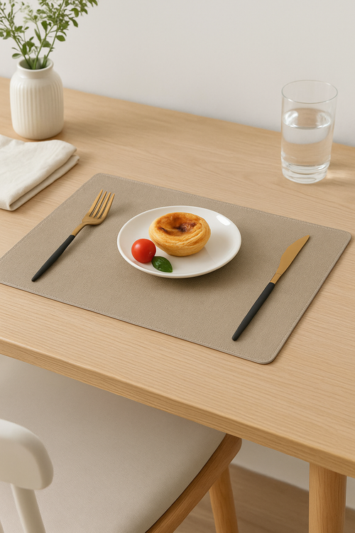 Set de table double face pu texturé antidérapant - vue 2 sur 2