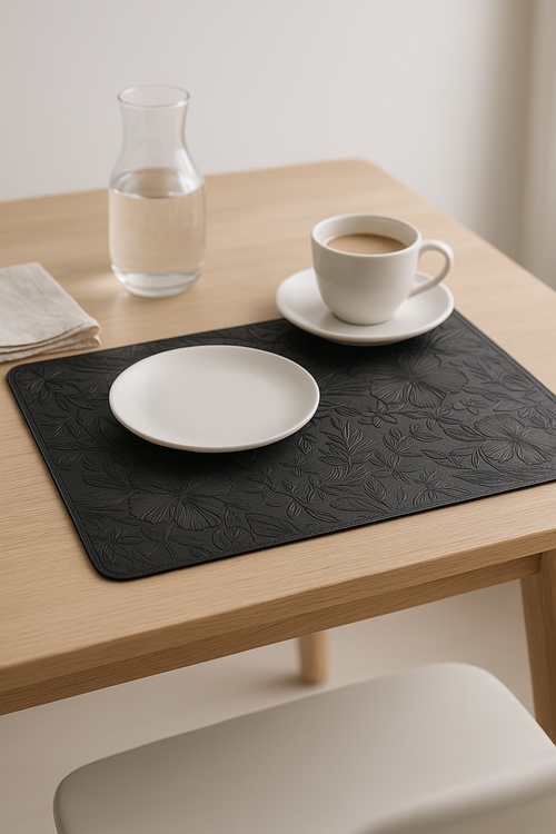 Set de table en cuir antidérapant style européen