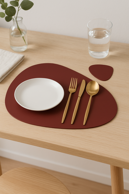 Set de table lavable rond polyester style moderne - vue 2 sur 2