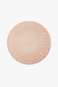 Set de table rond creux pvc isolant antiderapant