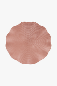Set de table rond ondulé tressé style moderne