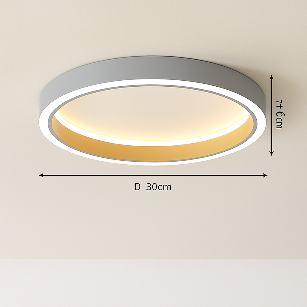 Simple rond chambre Led plafonniers moderne décor à la maison Lampen nordique salon lampe éclairage minimaliste Ins chambre étude lampe