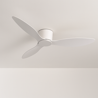 SOVE ventilateurs de plafond modernes à plancher bas sans lumière DC 30W ventilateur de plafond avec télécommande maison ventilateur de plafond Simple pas de lumières 220V