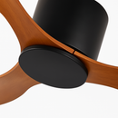 SOVE ventilateurs de plafond modernes à plancher bas sans lumière DC 30W ventilateur de plafond avec télécommande maison ventilateur de plafond Simple pas de lumières 220V
