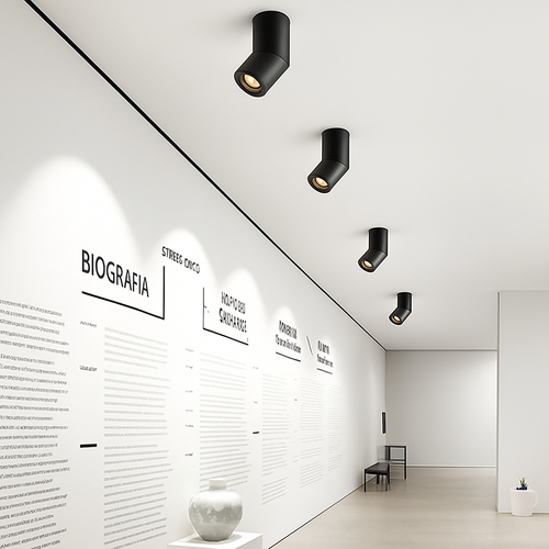 Spot design LED avec orientation à 90° Silla - vue 3 sur 8