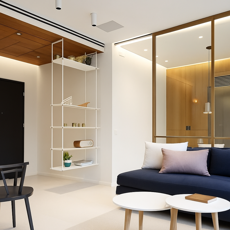 Spot en cylindre moderne à LED noir ou blanc