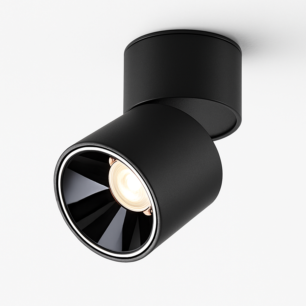Mini Spots LED 180° Rotatifs Dimmables - Éclairage Vitrine Bijoux Et Étagères