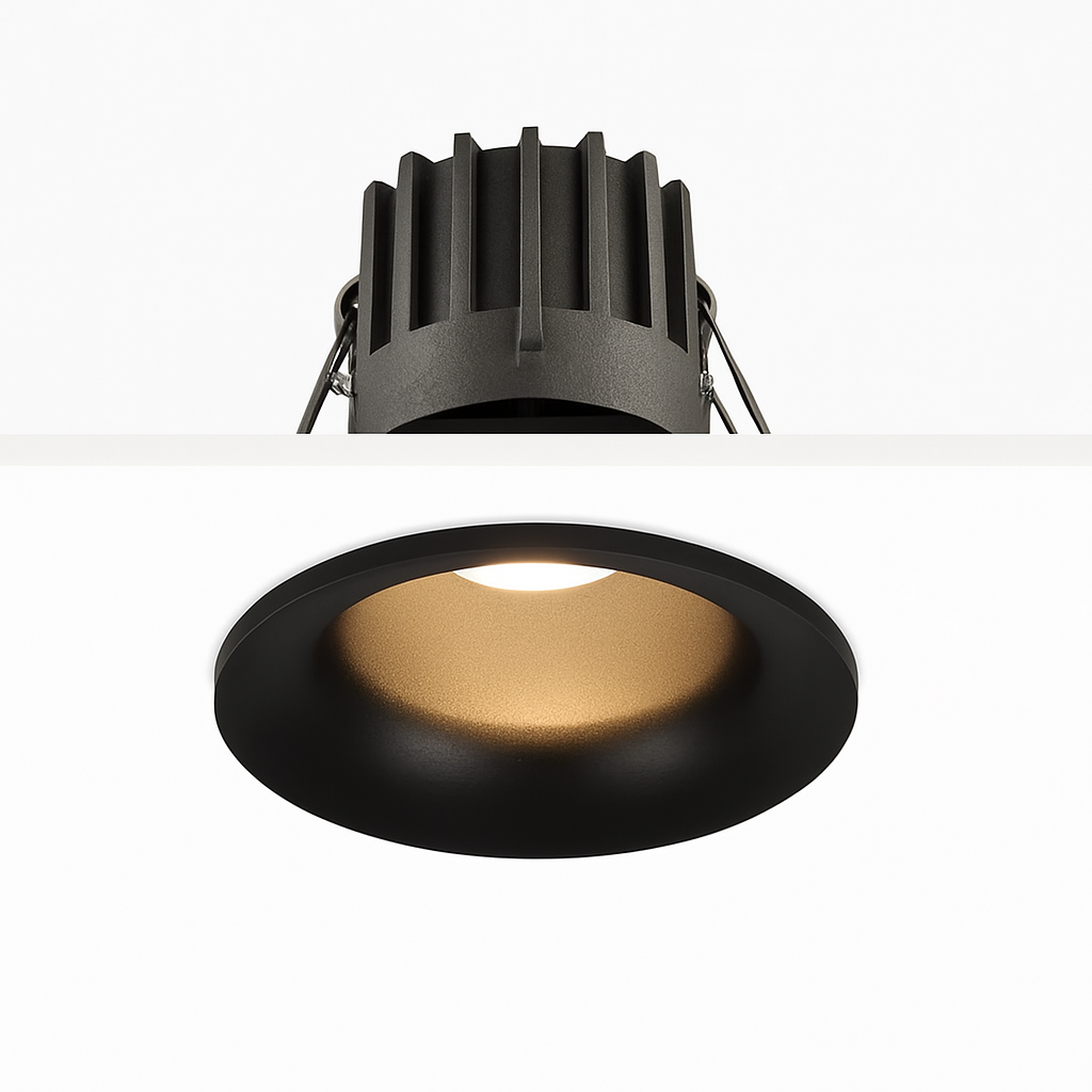 spot led encastrable anti-éblouissement pour villa ou hôtel - vue 2 sur 8