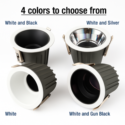 spot led encastrable étanche antireflet pour intérieur et extérieur