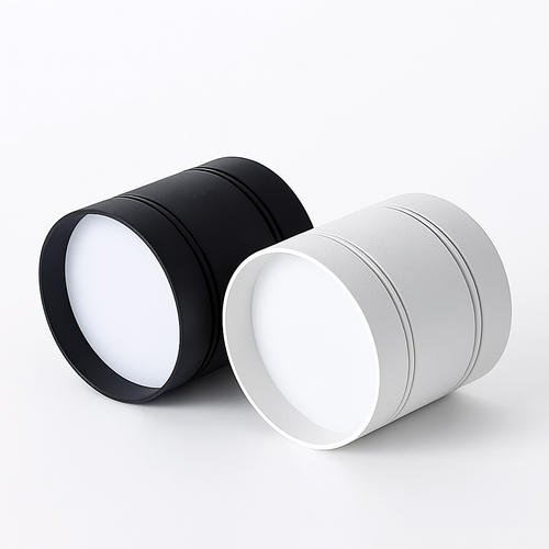 Spot LED à intensité variable 6W9W12W15W20W COB LED plafonniers AC110-220V pas d'ouverture cylindre - vue 3 sur 6