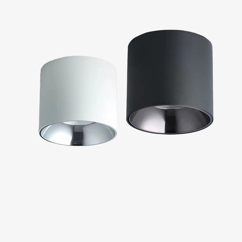 Spot LED moderne cylindrique en métal Chester