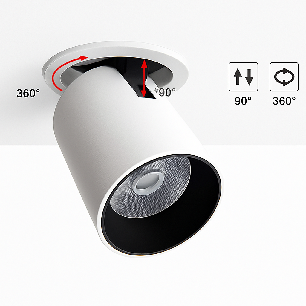 Spot LED orientable design Nordic - vue 10 sur 10
