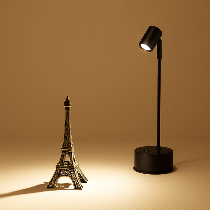 spot led sans fil pour éclairage de vitrine et exposition