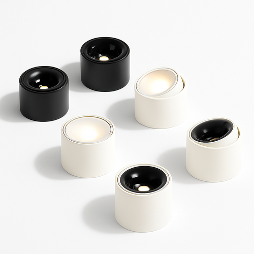 spot led ultra mince en aluminium réglable anti éblouissement moderne - vue 3 sur 15