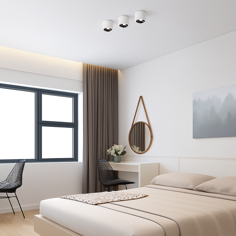 spot led ultra mince en aluminium réglable anti éblouissement moderne