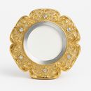 Spot lumineux Led encastrable en résine cristal incrusté de luxe