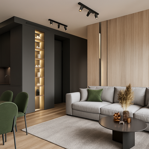 Spot moderne LED rond avec plusieurs cylindres Surface - vue 3 sur 9