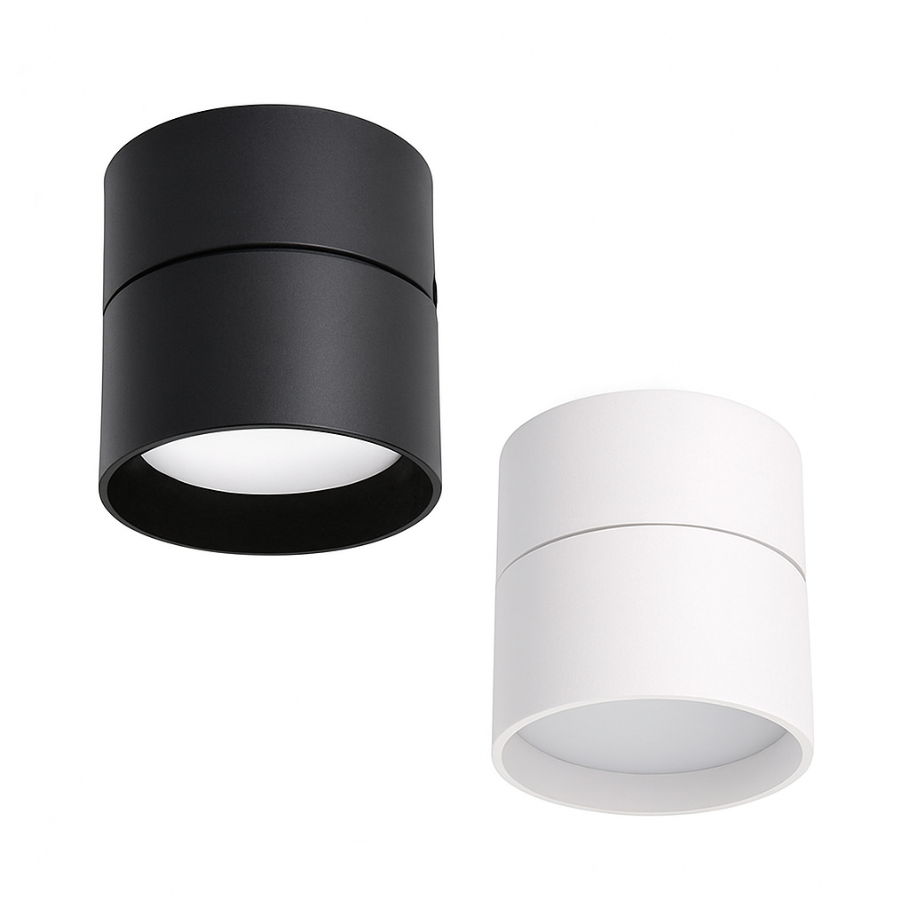 Spot moderne rond LED orientable Loft - vue 5 sur 11