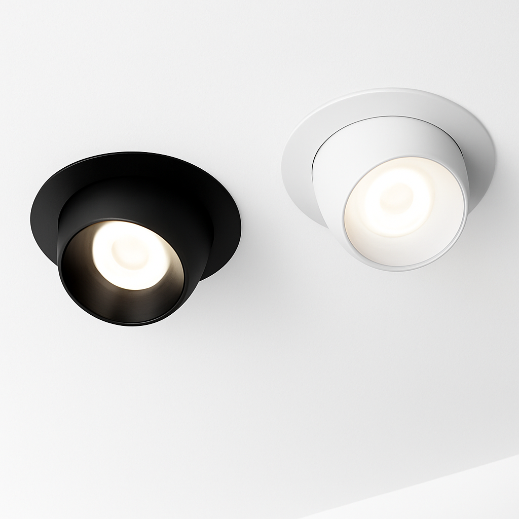 Spot rond LED Downlights à intensité variable décor de pièce 10W 12W COB