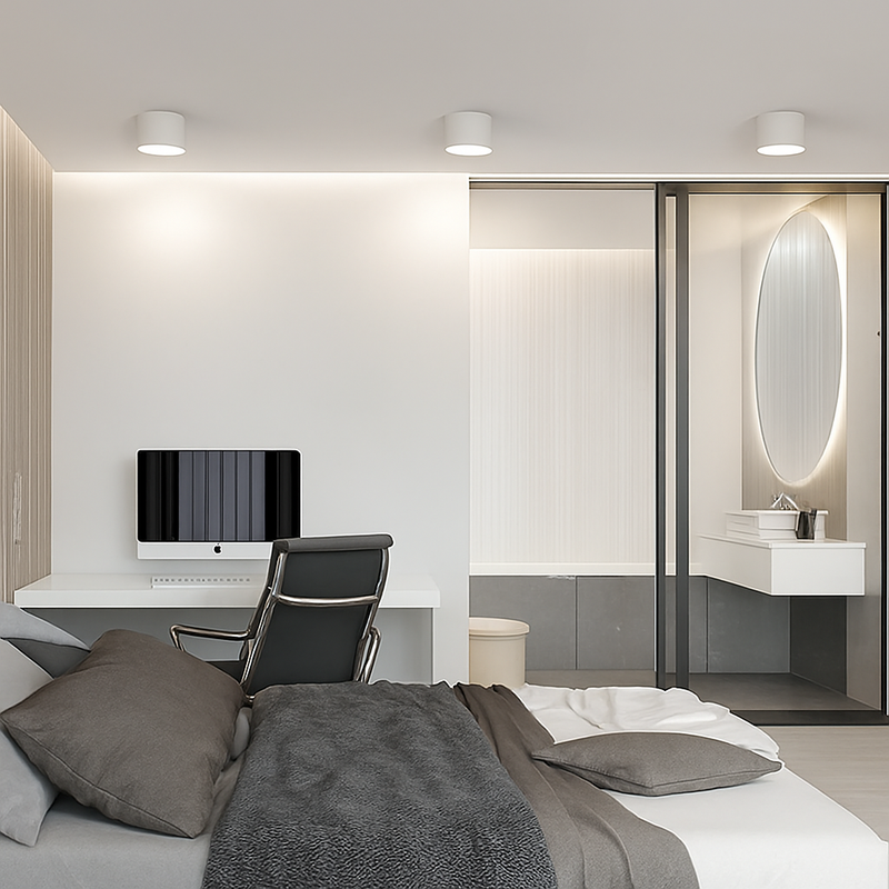 spot rond monté en Surface nordique Led petit projecteur couloir entrée lumière allée lumière éclairage intérieur