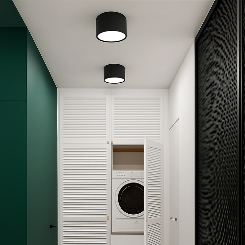 spot rond monté en Surface nordique Led petit projecteur couloir entrée lumière allée lumière éclairage intérieur