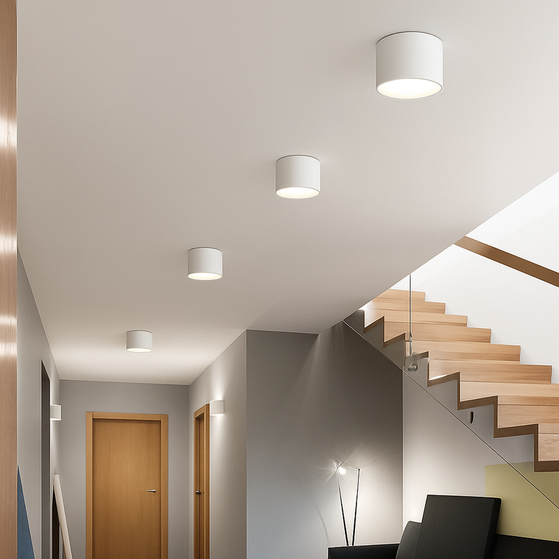 spot rond monté en Surface nordique Led petit projecteur couloir entrée lumière allée lumière éclairage intérieur