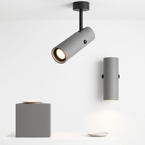 spot rotatif décor industriel pour restaurant et couloir - vue 5 sur 7