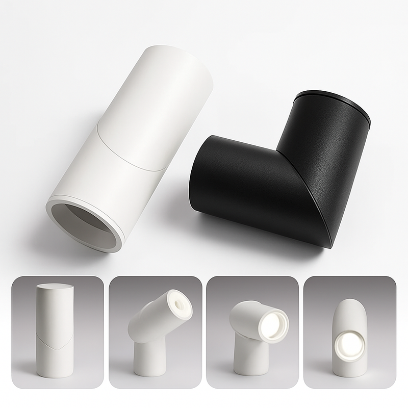 spots led rotatifs à intensité variable pour éclairage intérieur