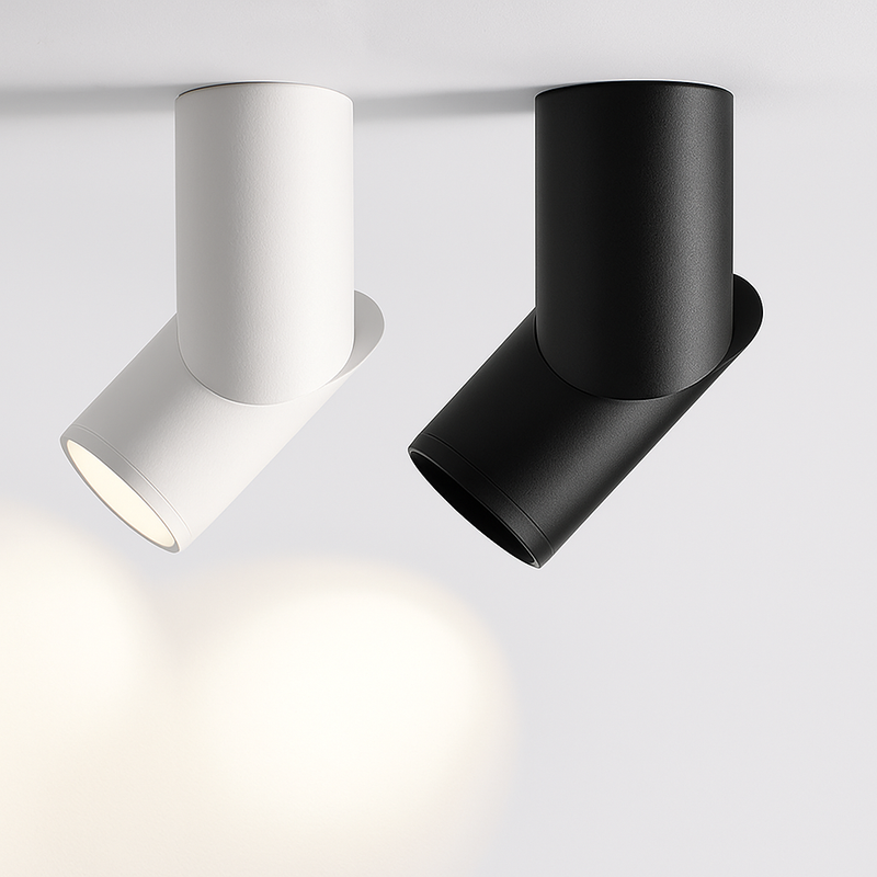 spots led rotatifs à intensité variable pour éclairage intérieur