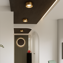 spots nordiques en cuivre led de luxe circulaires