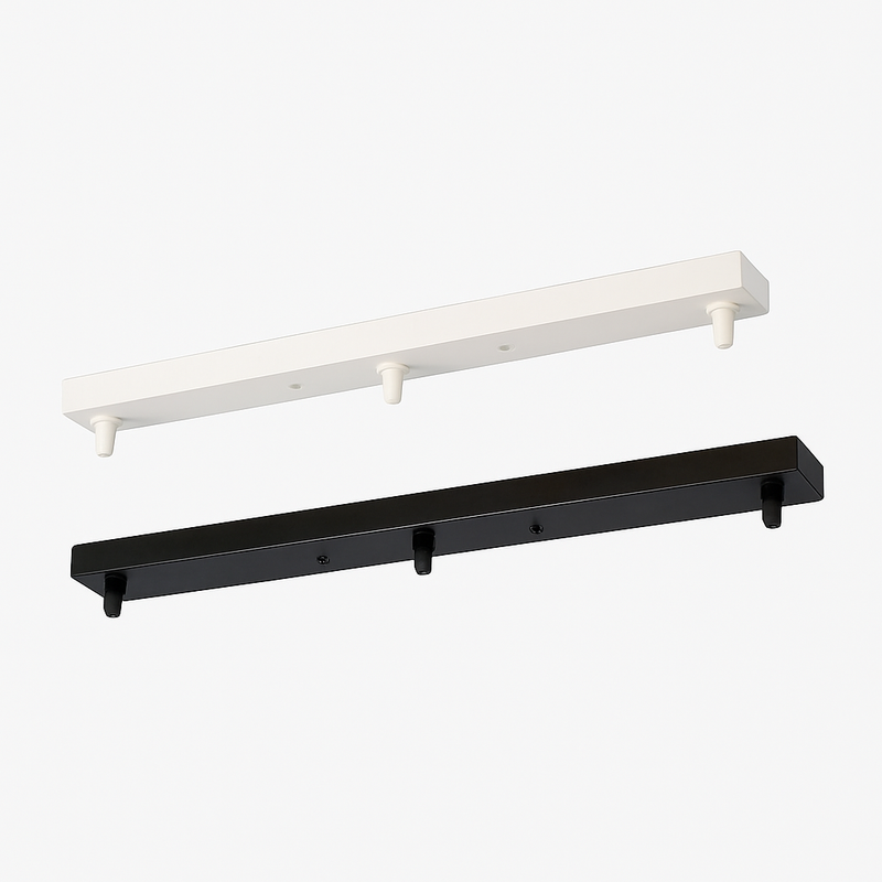Long base support for suspension up to 5 holes (black or white)