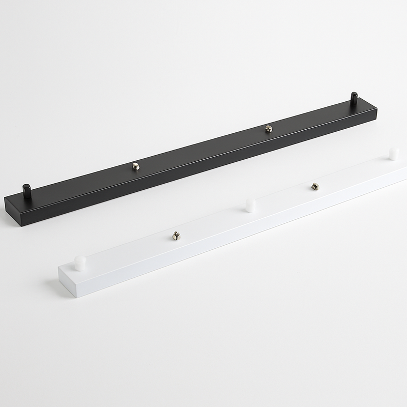 Long base support for suspension up to 5 holes (black or white)