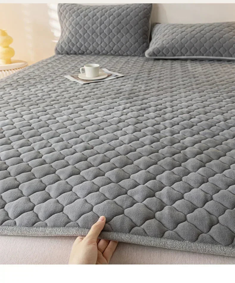 surmatelas en velours chaud épais pour un confort optimal