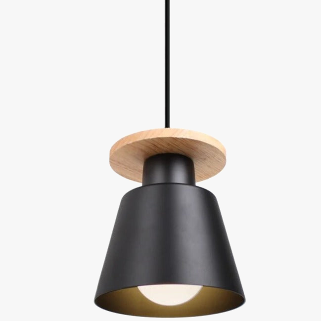 suspension bois moderne nordique intérieur