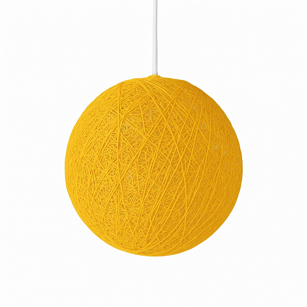 Suspension boule papier Wicker - vue 6 sur 15