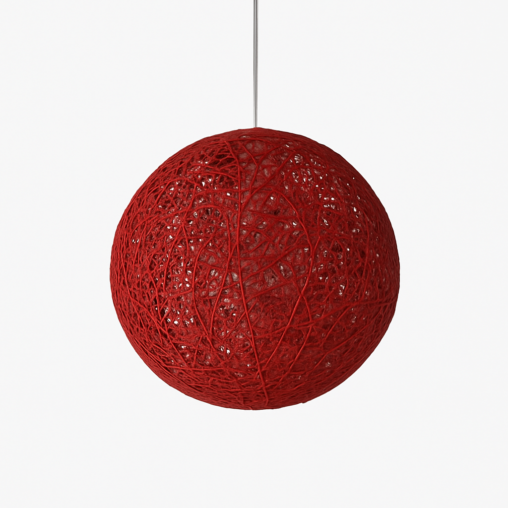 Suspension boule papier Wicker - vue 9 sur 15